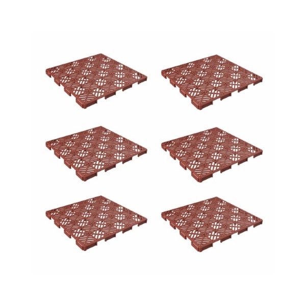 Hastings Home Hastings Home Patio Tiles - Terracotta, Set of 6 438042XNK - main
